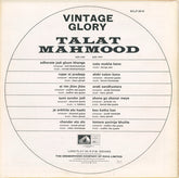 Talat Mahmood - Vintage Glory (Vinyl) Image